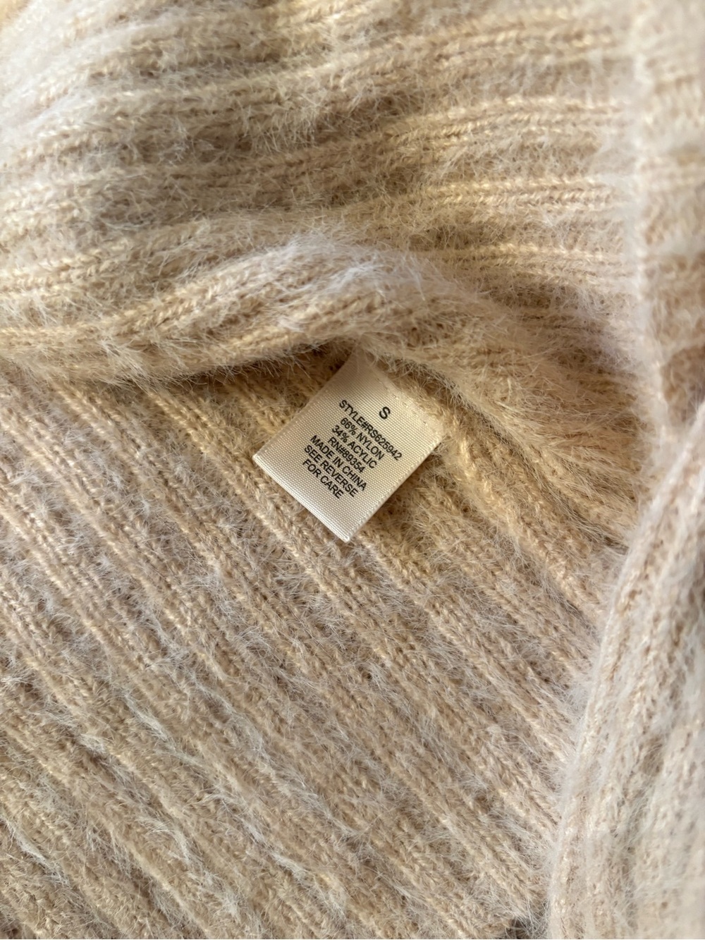 Cream Button Cardigan - Picture 4 of 4
